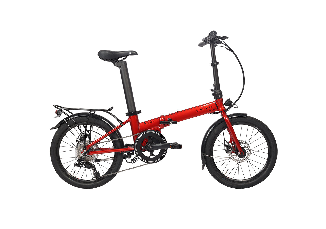 DAHON FOLDING BIKE /UNIO E20 /Red, 36V/9.5AH Battery, 20inch, 9-Speed DAHON FOLDING BIKE /UNIO E20 /Red, 36V/9.5AH Battery, 20inch, 9-Speed