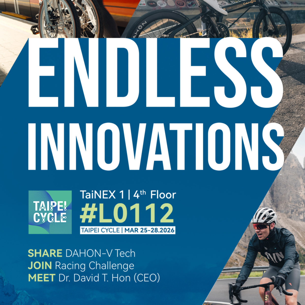 DAHON to Showcase Latest Folding Bike Innovations at Taipei Cycle Show 2026