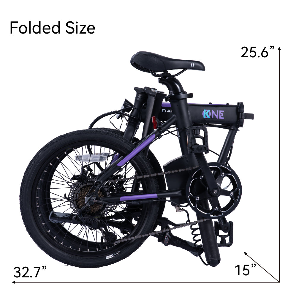 Dahon K-One 7 Speed Folding Electric Bike - 20