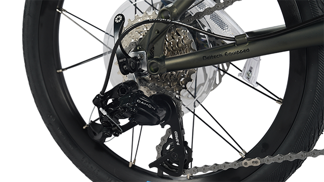 9-speed DAHON system with clear