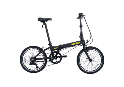 Dahon HIT D6 6 Speed Folding Bike - Black - 20 Dahon HIT D6 6 Speed Folding Bike - Black - 20