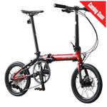 Dahon K3 Plus 9 Speed Folding Bike - Red - 16