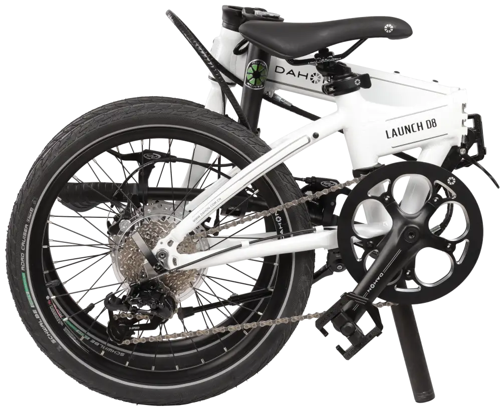 Launch D8 White Bike