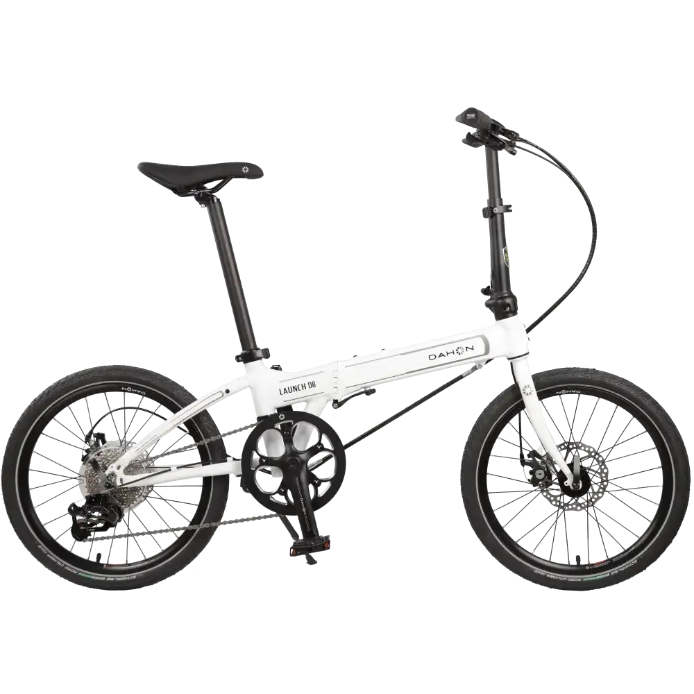 Launch D8 White Bike