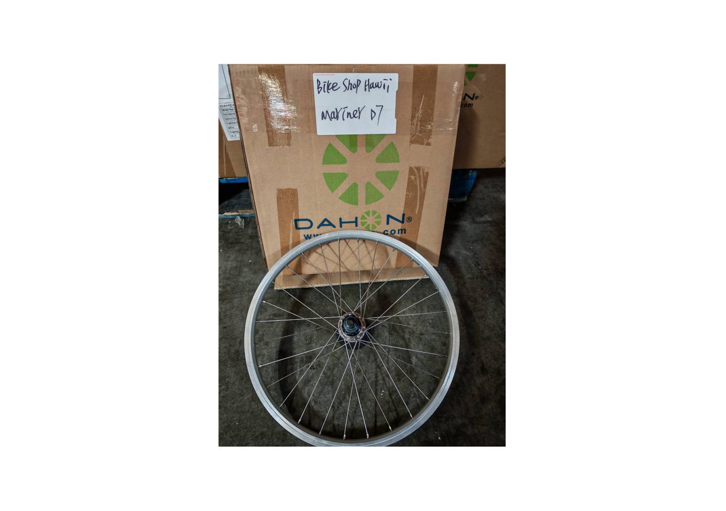 DAHON Mariner D7 silver Rear wheel