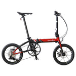 Dahon K3 Plus 9 Speed Folding Bike - Red - 16