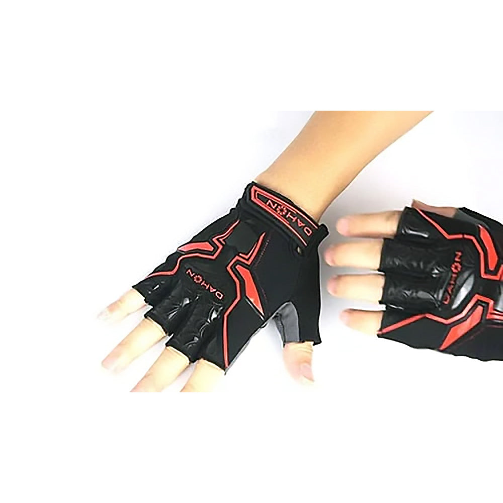 bicycle gloves half finger Dahon Cycling Gloves Black/White / L